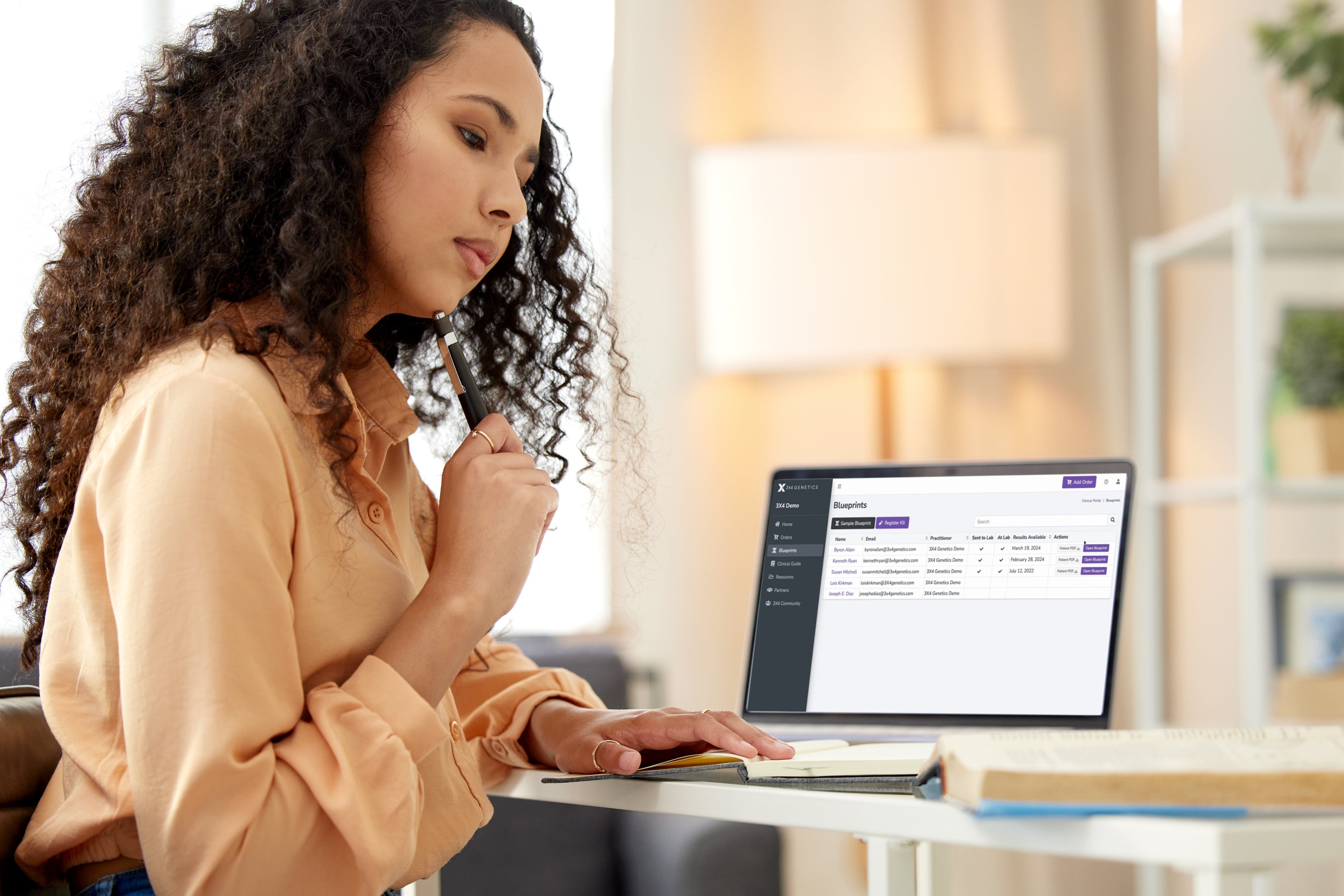 3X4 Practitioner Portal screenshot